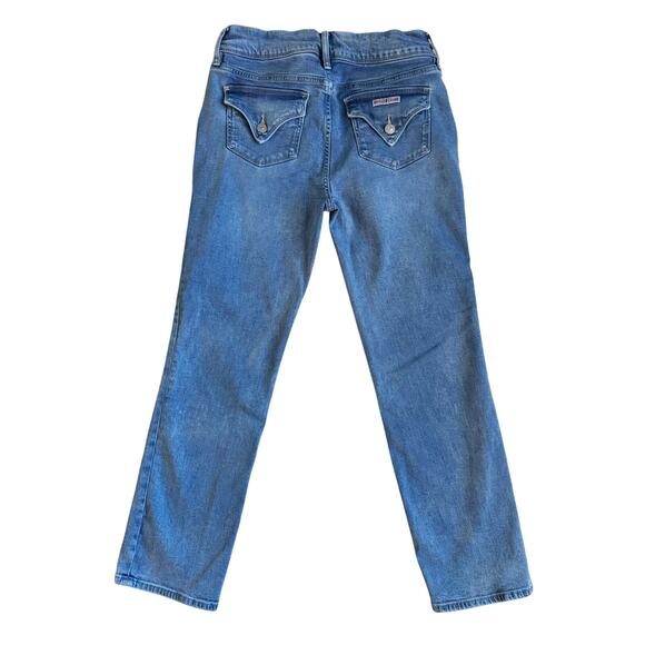 Hudson Jeans Womens Sz 6 Blue Straight leg Crop Ankle Mid rise Preppy Classicore - Picture 9 of 11